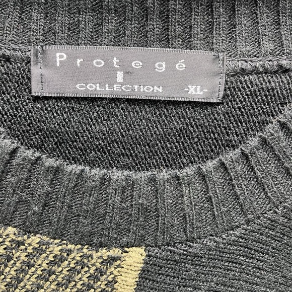 Vintage Protege Collection Sweater Mens XL Knit Biggie Cosby Acrylic Made in USA - Picture 5 of 12